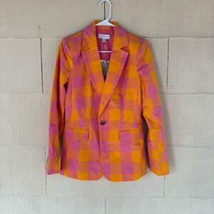 Free Assembly Women's Buffalo Plaid Blazer